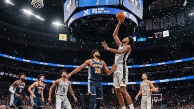 The Knicks Face A Vengeful Spurs Team In A New Year's Eve Nba Cup Rematch, But Must Do So With A Severely Depleted Frontcourt Missing Mitchell Robinson And Potentially Ariel Hukporti