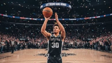 The Nba Closed 2025 With A Historic Night Defined By Julian Champagnie's Record Breaking Shooting And A Series Of Game Winning Plays That Came Down To The Final Second