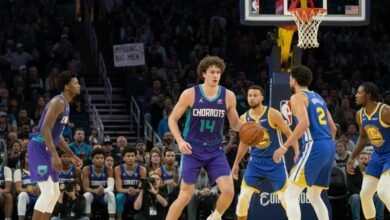 The Decimated Hornets Face The Warriors Today Without Their Primary Centers, Though Rookie Kon Knueppel Is Expected To Return To The Lineup