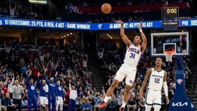 Image Create Rookie Vj Edgecombe's Breakout 25 Point Performance And Game Winning Shot Saved The 76ers From A Four Game Skid, Spoiling Ja Morant’s Efficient 40 Point Night