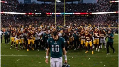 commanders vs. eagles (1) - Image generated by AI for representational purposes.