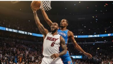 lebron vs. durant (1) - Image generated by AI for representational purposes.