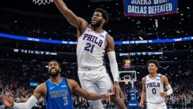 sixers dismantle mavericks in dallas - Image Credit: Getty